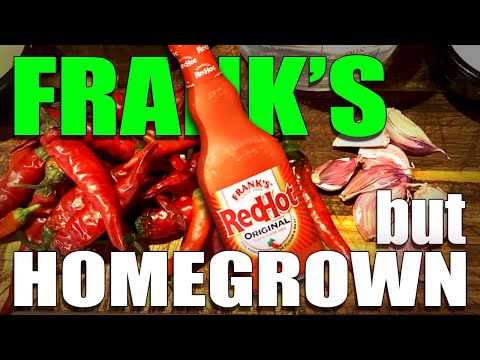 Frank's Red Hot Sauce but Homegrown | a quick homemade wings sauce recipe!