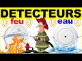 Alarme lectronique dtecteur fume feu incendie xsense eau inondation piscine cave fuite eau