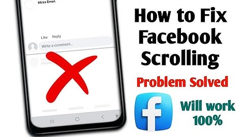 How to Fix Facebook Scrolling Problem Solved | New Update 2025 