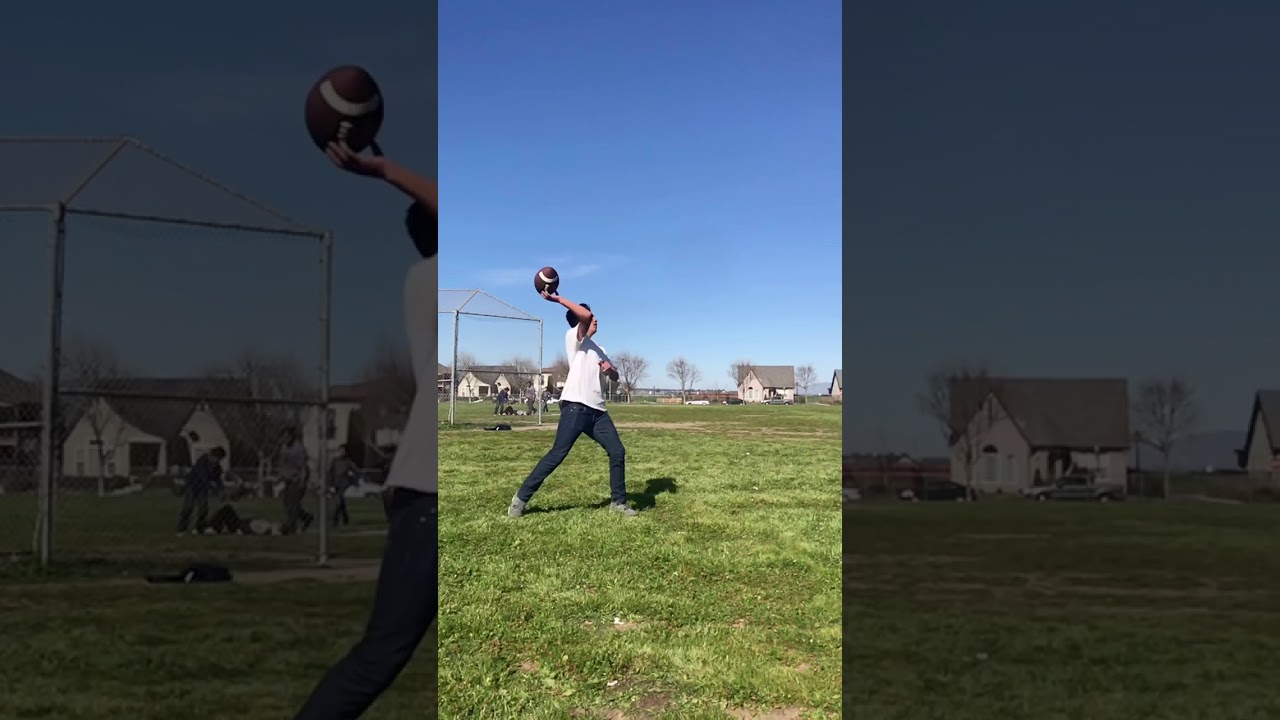 Throwing Football Slow Motion YouTube