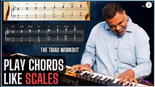 Every Chord Formula, Every Inversion, Every Speed Level — One Workout