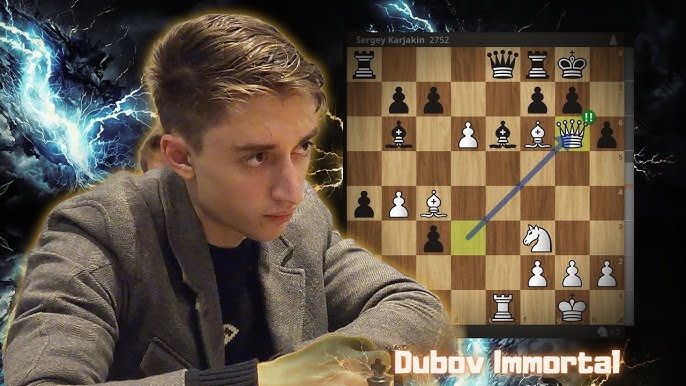 Daniil Dubov's ALMOST Immortal - Daniil Dubov vs David Anton Guijarro  (2020) - Open Catalan with c6 