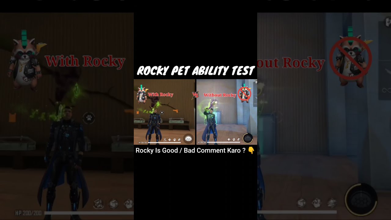 ROCKY Pet Ability Test - Para SAMSUNG A3,A5,A6,A7,J2,J5,J7,S5,S6,A10,A20,A30,A50,A70 // FREE FIRE //