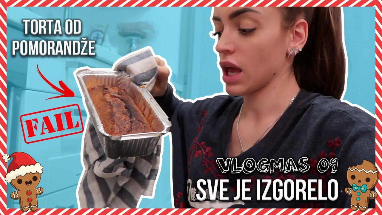 PRAZNIČNO KUVANJE - SVE IZGORELO | VLOGMAS 09