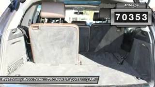 2010 AUDI Q7 Manchester, MO P2065