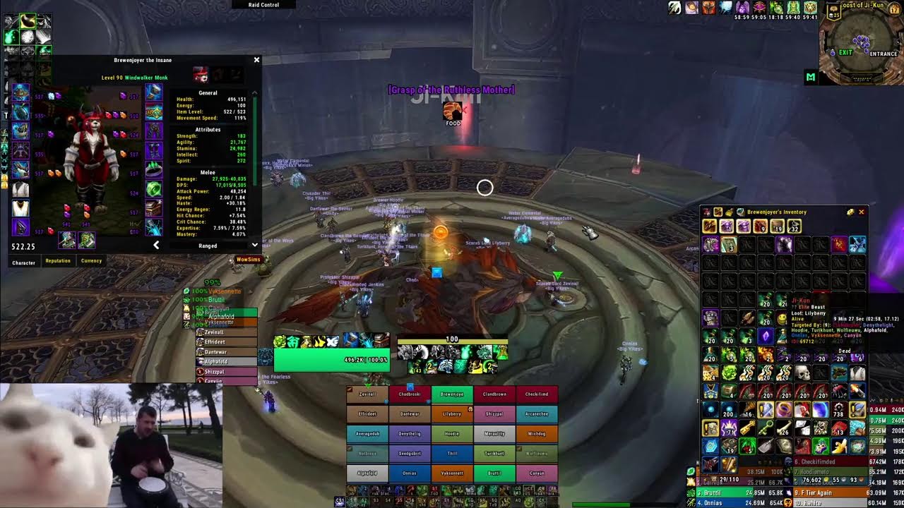 THRONE OF THUNDER HEROIC 25 💀 WW MONK 💀 FLOOR POV 💀 STREAMING FOR VOD