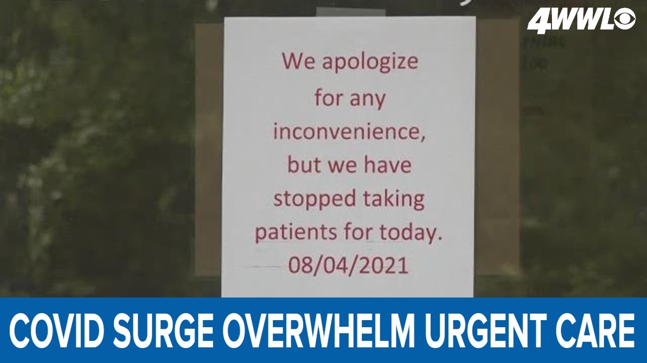 Urgent cares see longer wait times amid coronavirus surge