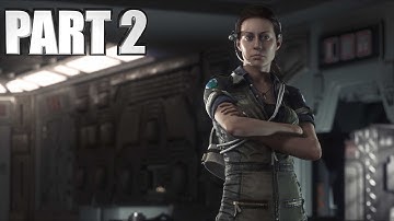 Alien: Isolation Walkthrough Part 2 - Mission 3 Encounters - Gameplay Review Let