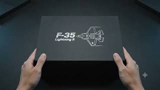 Unboxing F 35 fighter jet model