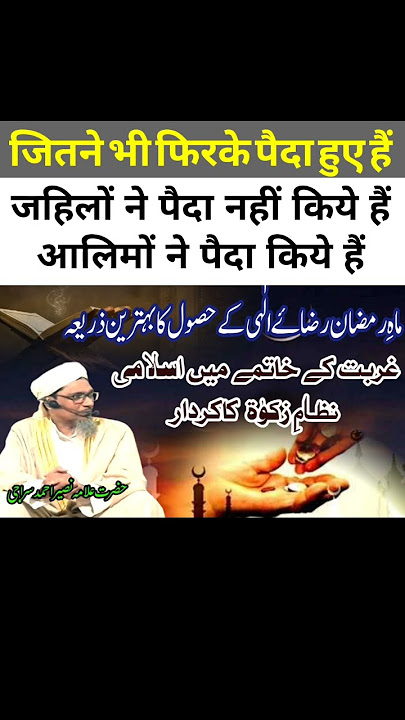 jitne bhi firke paida hue hai maulana naseer seraji #islam #quran #short #naseerseraji