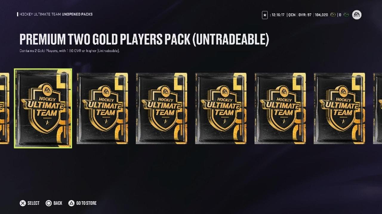 NHL 24 19 2 gold payers pack nordiques - YouTube