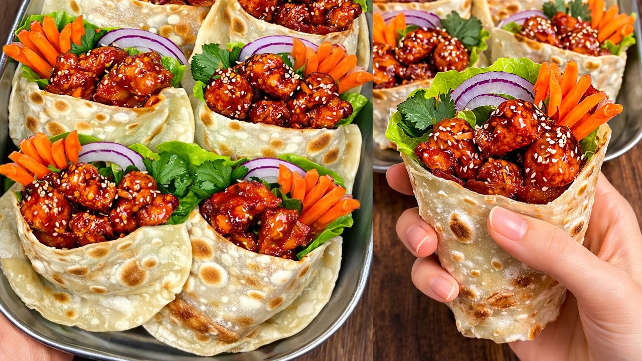 Вау! Это новый любимый рецепт ифтара в нашей семье — курица, хлеб и соус 😍 вау!