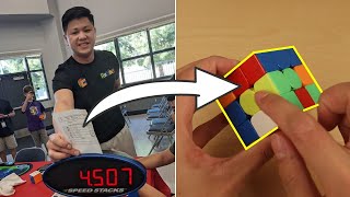 How Max Park got the 4.86 Rubiks Cube World Record Average