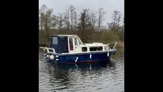 Truina - 25ft Seamaster hull - available for sale under £5k  #boating #boatlife #NorfolkBroads