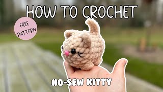 HOW TO CROCHET NOSEW CAT including free pattern │ My universe