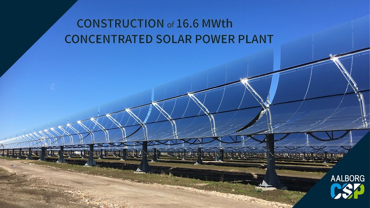 Construction of a 16.6MWt CSP plant in Denmark