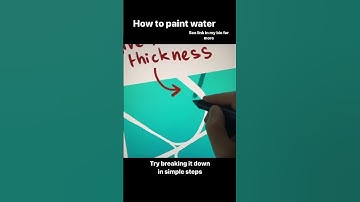 How to paint water | Drawing | digital art tutorial | ipad drawing | fanart | procreate