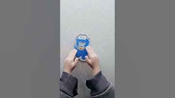 Using the Cookie Monster Colour Stamp! 🍪💙 Easy Fondant Cookie Decorating