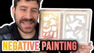 Watercolor Negative Painting Technique! | Practice With Me 🎨✏️