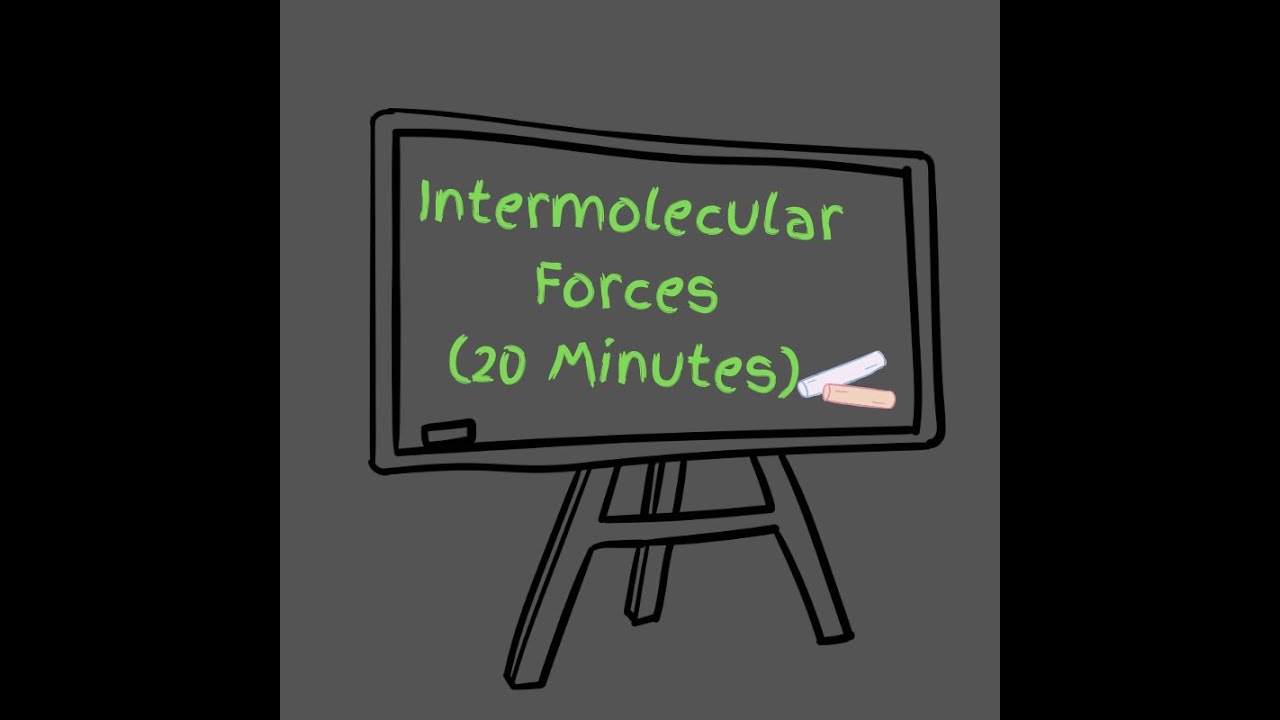 Intermolecular Force (20 Min) - intra, dipole, induce, ion, london dispersion