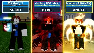 Noob To Max Level As Spirit Bacon Using Only Soul Power | Unlocked Fully Ghoul V4 and Angel V4