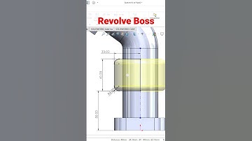 Create revolve boss on circular daimeter #shorts #ytshorts #solidworks #malviyacadsolution