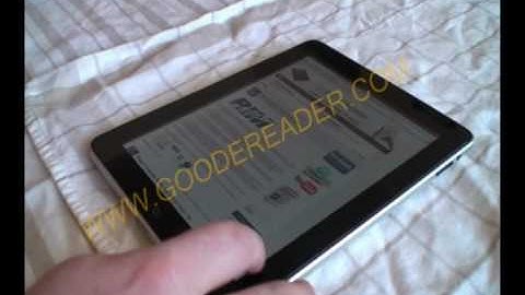 Good E-Reader Apple iPad Review