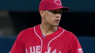 Cle Goins Throws A Scoreless Inning In Relief