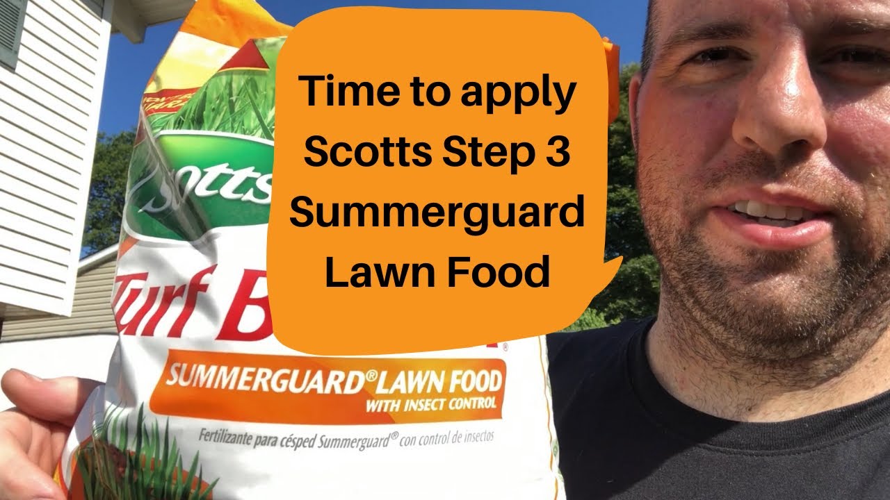 scotts-step-3-summerguard-lawn-food-application-youtube