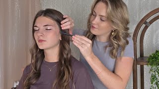 Download Lagu ASMR Perfectionist Hair Curling With Make Up Application - Detailed Finishing Touches MP3