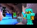 Видео игры для мальчиков - Стив Майнкрафт исследует пещеры!
