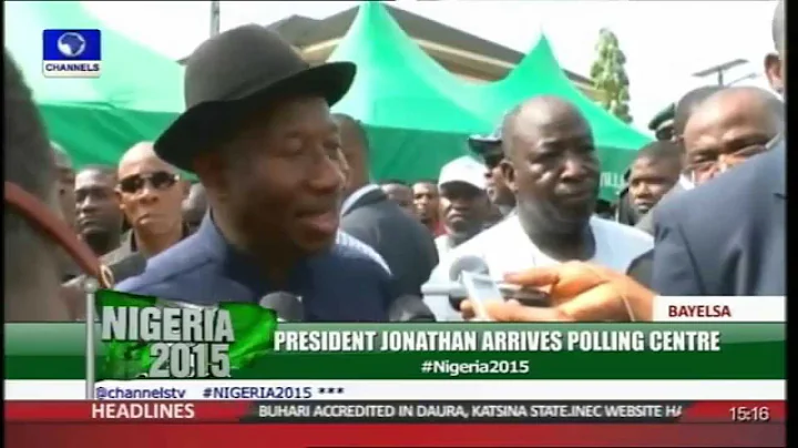 #Nigeria2015 Elections Would Be Extremely Credible - Jonathan