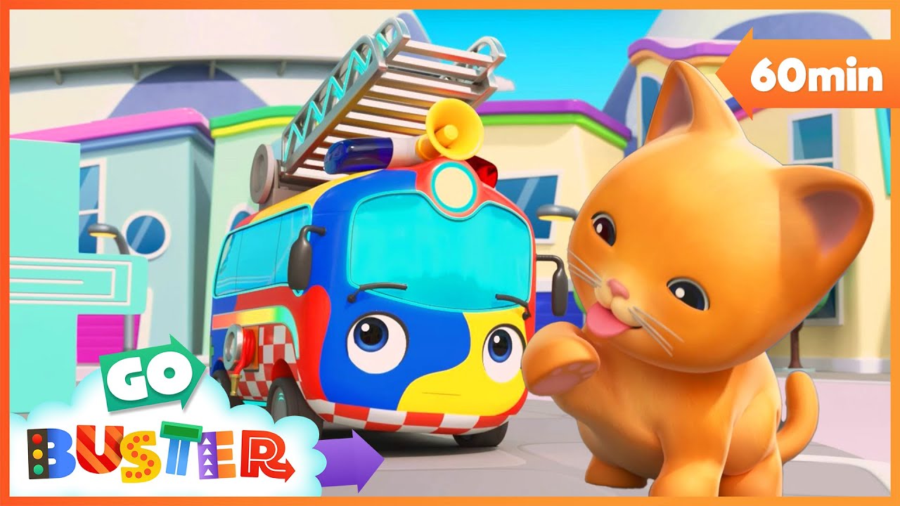 Go Buster! The Kitten Emergency Go Buster Bus Cartoons & Kids