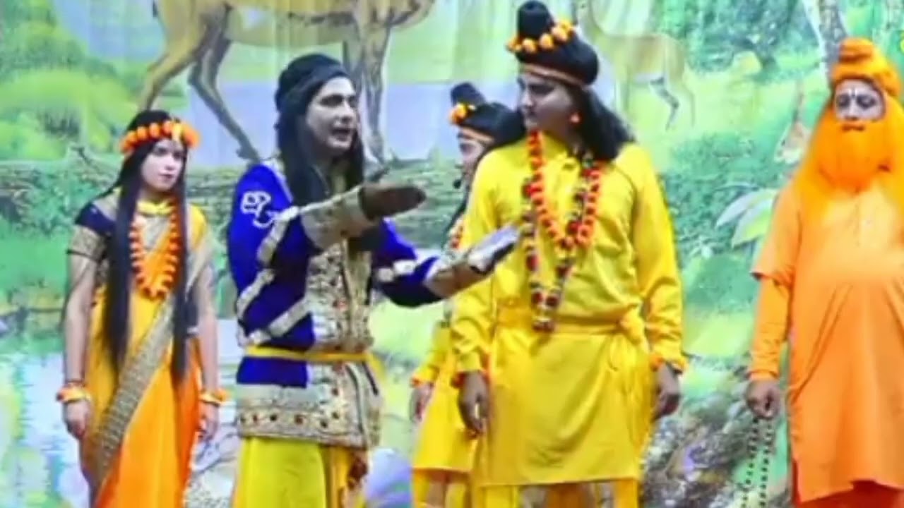 प्रभु को वापस लेने गए वन में भैया भरत  एक भावुक पल मिलन का #ramlilagarhwali #रामलीला