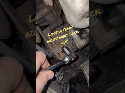 2006 – 2011 Hyundai Accent Serpentine Belt Adjustment #howto #mechanic #hyundai #hyundaiaccent #diy