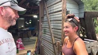 DIY Whiskey Barrel Cabinet.