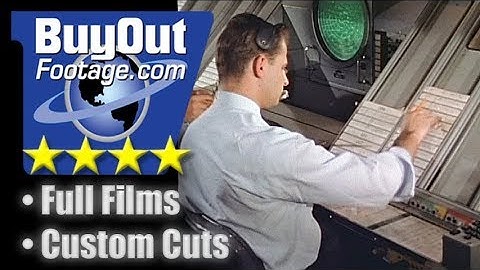 1960s Air Traffic Controller Using Flight Progress Strips Stock Video Archive