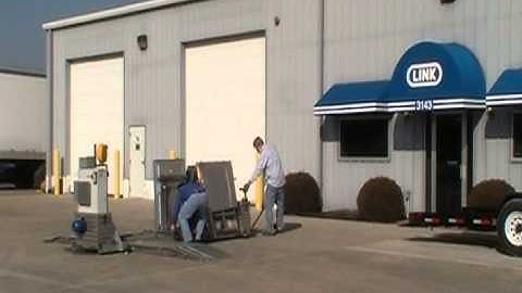 Unloading a LINK Performance-Based Brake Tester in less than 10 minutes