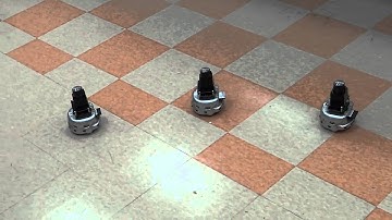 Leader follower robot platooning.