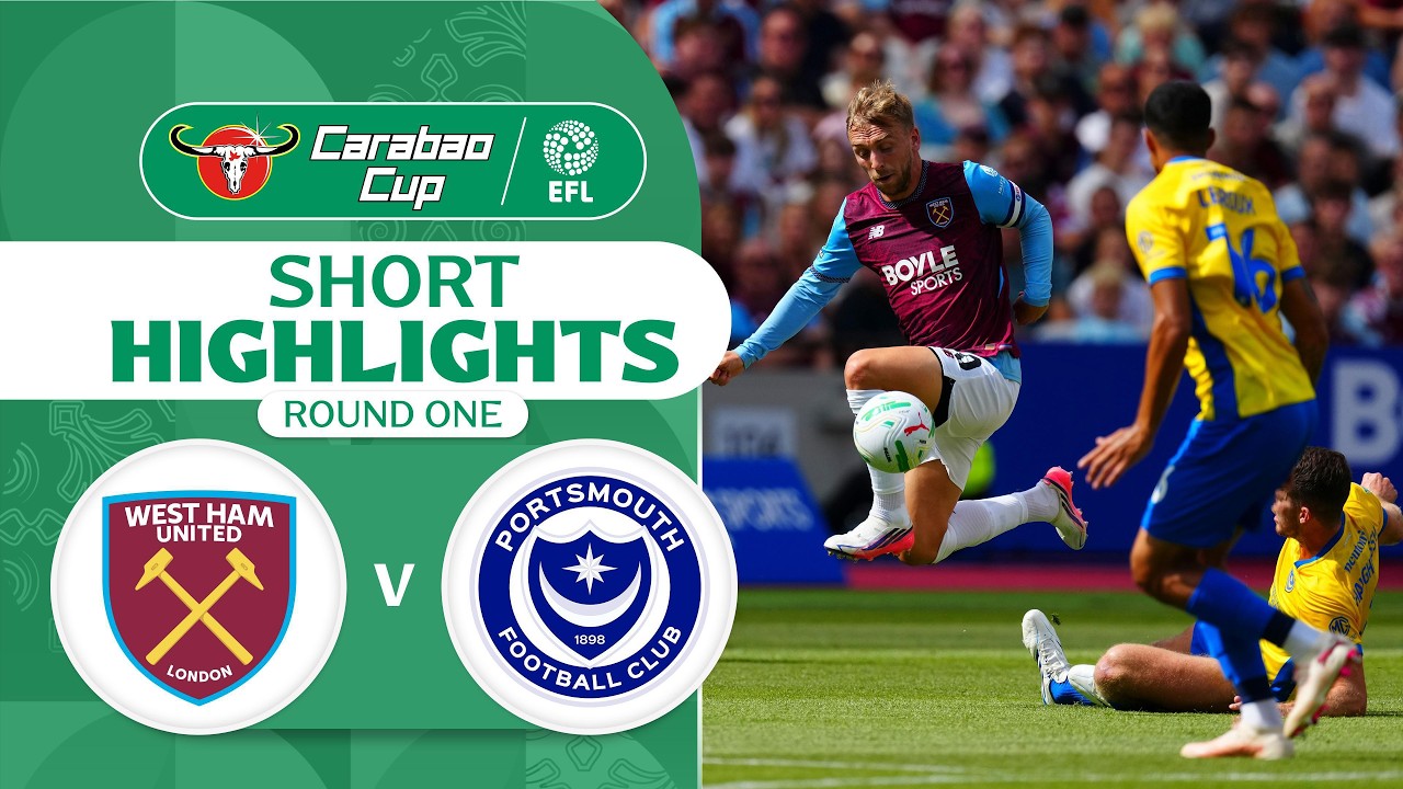[Highlights] EFL Carabao Cup : West Ham United vs Portsmouth (08-08-69)