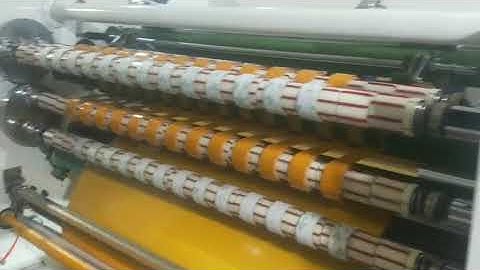 pre-shipment test XW-210-8 high speed bopp adhesive tape slittong line to Mr. Gustavo
