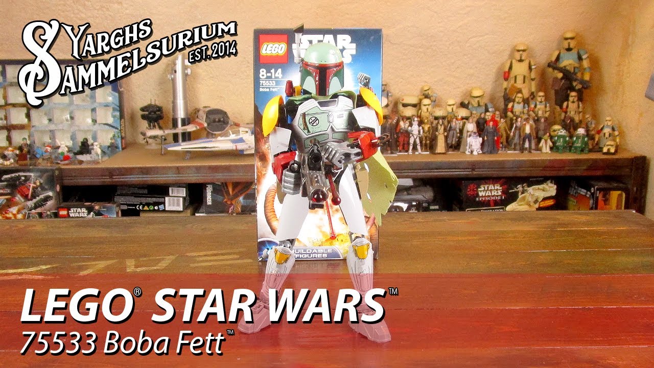 Review LEGO Star Wars RotJ 75533 - Boba Fett - Unboxing Speedbuild ...