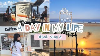 Solo Female Travel || Coffee Truck by the beautiful Beach, Cafe Hoping #travelvlog #Bali