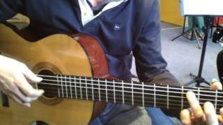 Video thumbnail of "éducation sentimentale guitare 2 + TAB"
