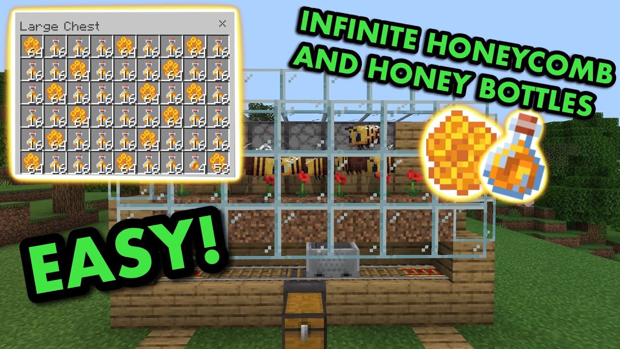 How to get honey in minecraft bedrock edition