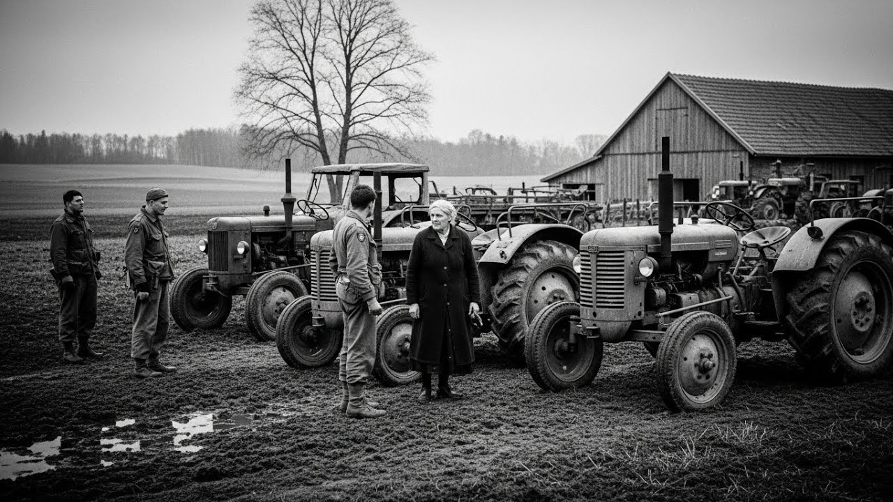 Американские военнопленные в шоке немецкие крестьянки владели по 3 трактора на ферму