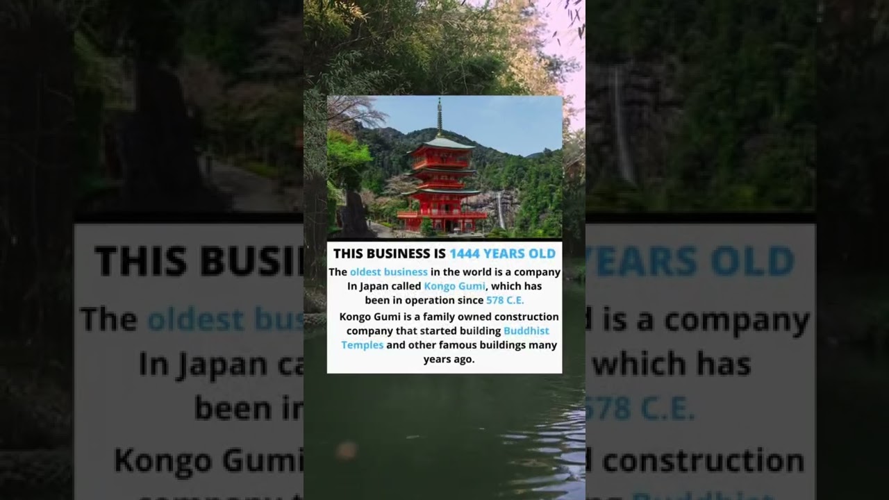 The Oldest Business In The World 🇯🇵🏯