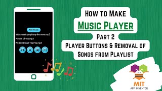 MIT App Inventor Music Player App (Part 2) | Mp3 player | Music Player MIT App Inventor #appinventor screenshot 3