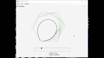 Bézier Curves - Nested Linear Interpolation