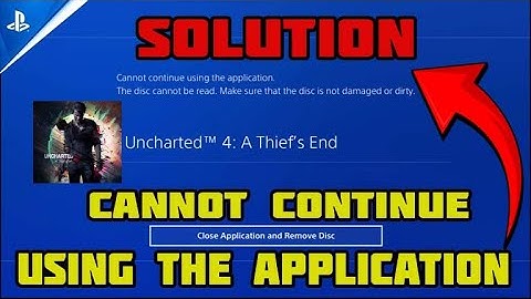 PS4 Cannot continue using the Application.Disc Cannot Be Read Problem Solution In Tamil | 2024